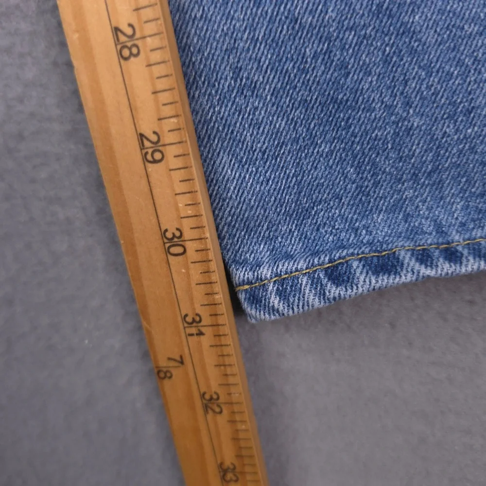 Hollister Jeans Mens 29x30 Slim Straight Button Fly Light Wash Blue Denim Casual